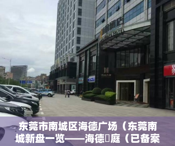 东莞市南城区海德广场（东莞南城新盘一览——海德珺庭（已备案投资））