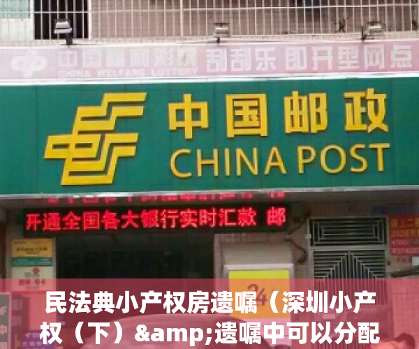 民法典小产权房遗嘱（深圳小产权（下）&遗嘱中可以分配小产权房吗？）(小产权房遗嘱继承)