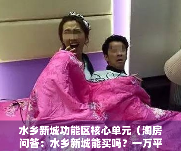 水乡新城功能区核心单元（淘房问答：水乡新城能买吗？一万平的小产权该卖掉吗？）