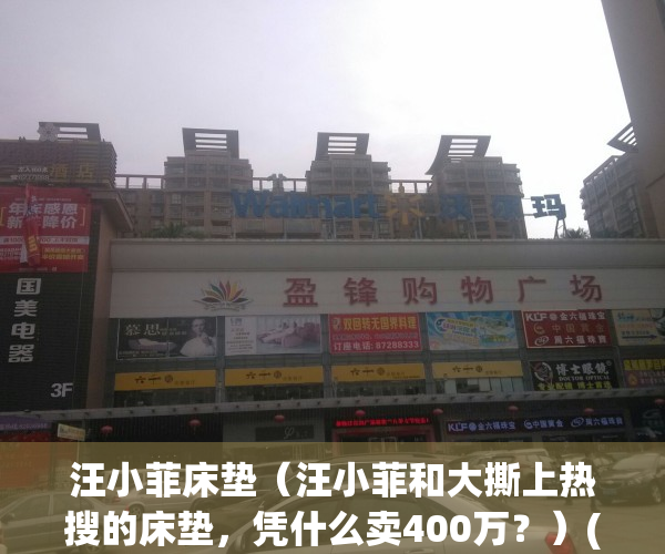 汪小菲床垫（汪小菲和大撕上热搜的床垫，凭什么卖400万？）(汪小菲专访视频)