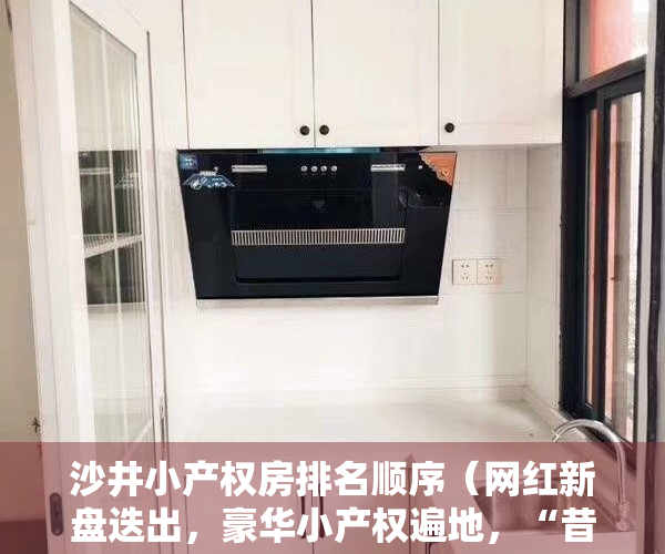 沙井小产权房排名顺序（网红新盘迭出，豪华小产权遍地，“昔日郊区”沙井现在宜居了吗？）