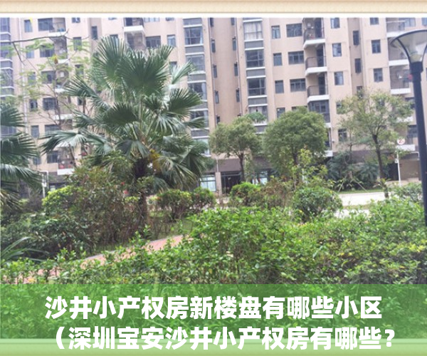 沙井小产权房新楼盘有哪些小区（深圳宝安沙井小产权房有哪些？沙井统建楼有哪些？）
