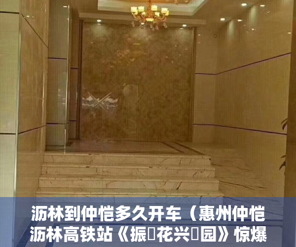 沥林到仲恺多久开车（惠州仲恺沥林高铁站《振‮花兴‬园》惊爆价2388元平方起）