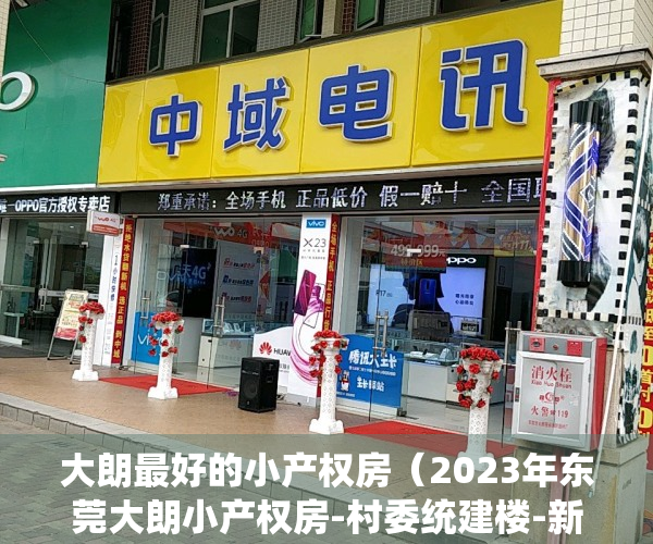 大朗最好的小产权房（2023年东莞大朗小产权房-村委统建楼-新楼盘推荐！）