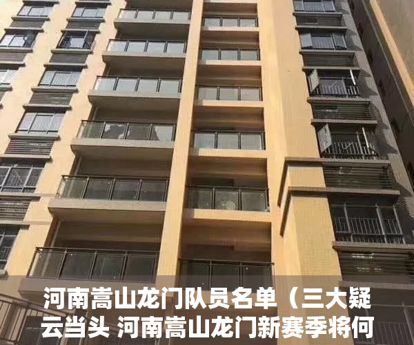 河南嵩山龙门队员名单（三大疑云当头 河南嵩山龙门新赛季将何去何从？）