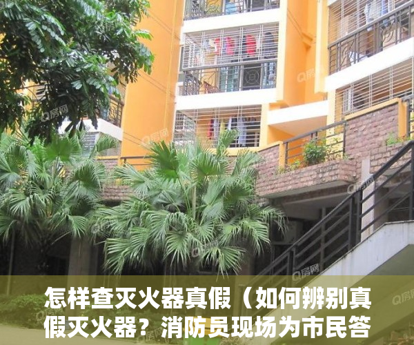 怎样查灭火器真假（如何辨别真假灭火器？消防员现场为市民答疑解惑）