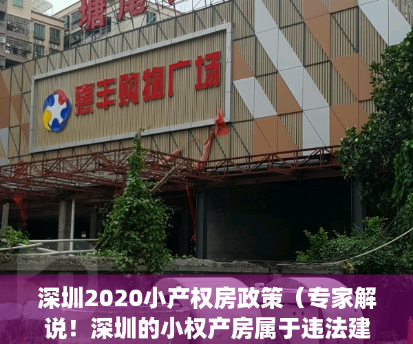 深圳2020小产权房政策（专家解说！深圳的小权产房属于违法建筑吗？）(深圳小产权房合法化)