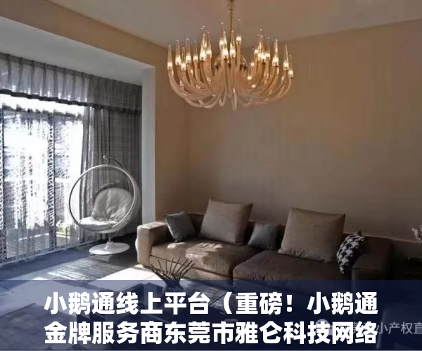 小鹅通线上平台（重磅！小鹅通金牌服务商东莞市雅仑科技网络有限公司，率先发布20私域运营服务方案！）