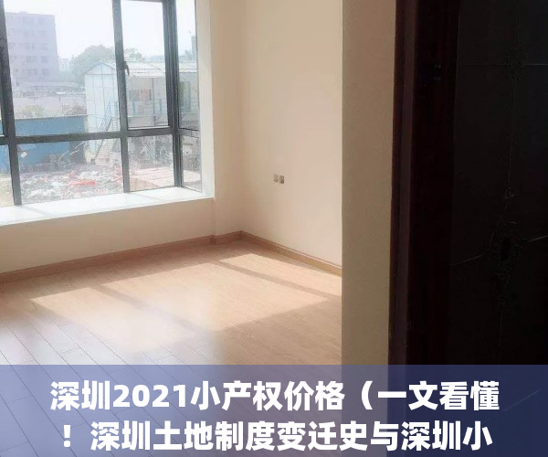深圳2021小产权价格（一文看懂！深圳土地制度变迁史与深圳小产权房！）(深圳小产权比例多少)