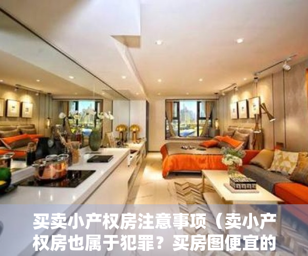 买卖小产权房注意事项（卖小产权房也属于犯罪？买房图便宜的人快来看）