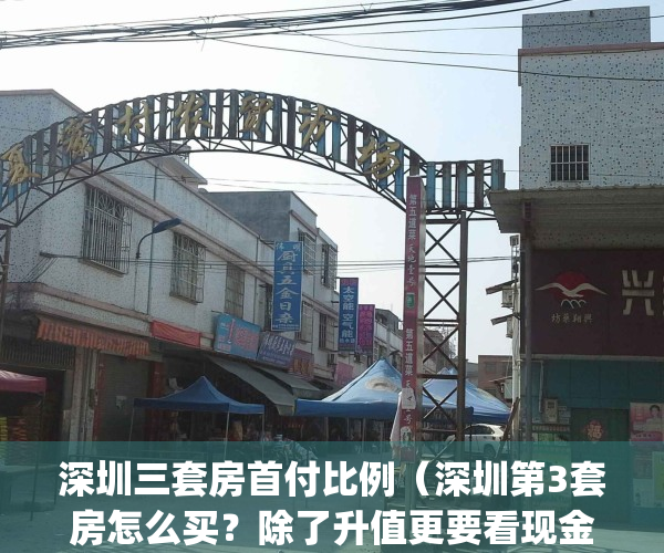 深圳三套房首付比例（深圳第3套房怎么买？除了升值更要看现金流）(深圳买第三套房政策)
