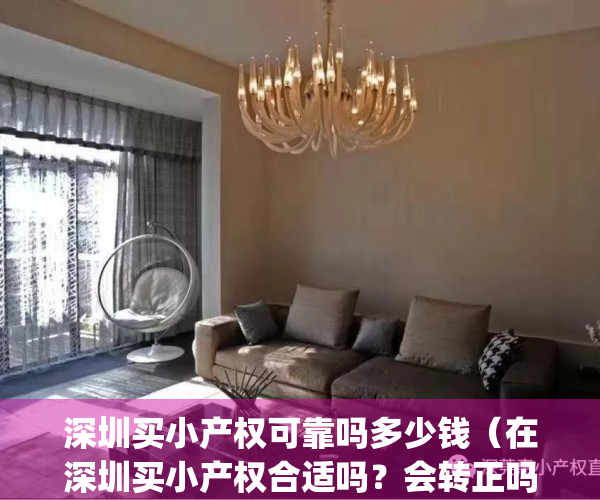 深圳买小产权可靠吗多少钱（在深圳买小产权合适吗？会转正吗？）(深圳买小产权房安全吗)