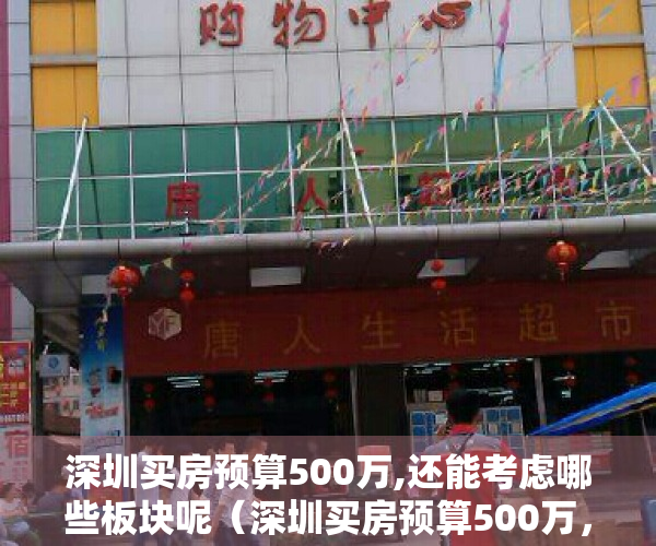 深圳买房预算500万,还能考虑哪些板块呢（深圳买房预算500万，还能考虑哪些板块？）