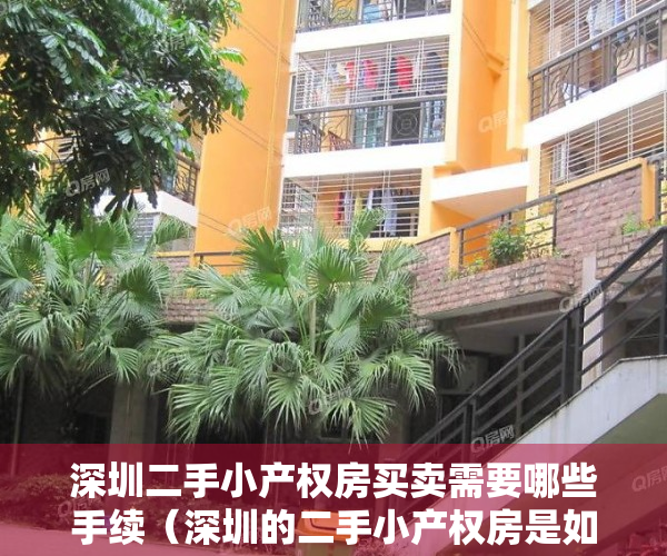 深圳二手小产权房买卖需要哪些手续（深圳的二手小产权房是如何买卖的呢？有哪些步骤呢？）