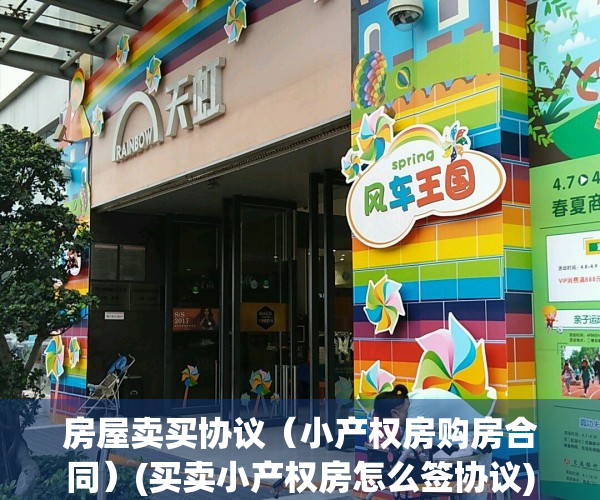 房屋卖买协议（小产权房购房合同）(买卖小产权房怎么签协议)