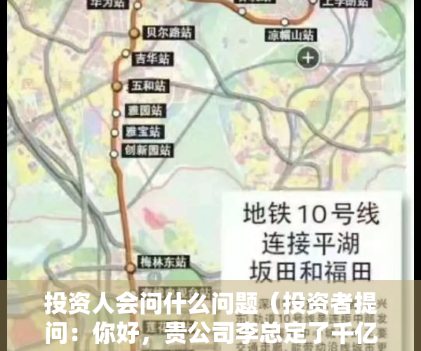 投资人会问什么问题（投资者提问：你好，贵公司李总定了千亿市值的目标，请问贵公司新的增长点在哪？）