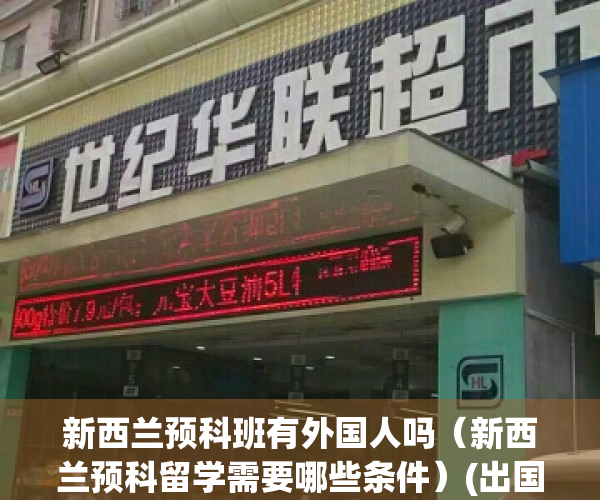 新西兰预科班有外国人吗（新西兰预科留学需要哪些条件）(出国留学新西兰预科班)