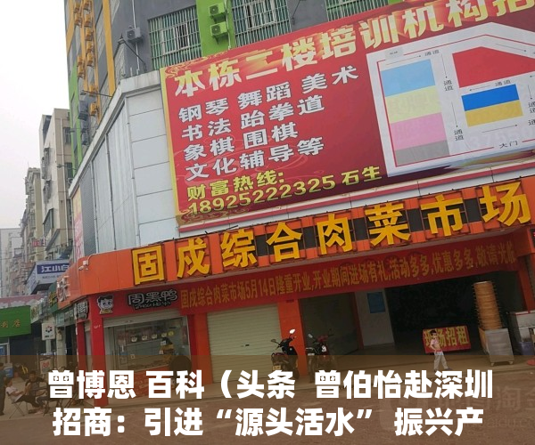 曾博恩 百科（头条  曾伯怡赴深圳招商：引进“源头活水” 振兴产业经济）