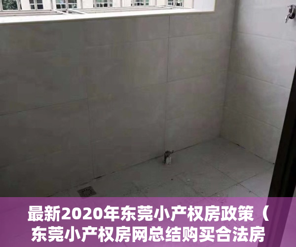 最新2020年东莞小产权房政策（东莞小产权房网总结购买合法房产的技巧？）