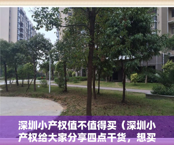 深圳小产权值不值得买（深圳小产权给大家分享四点干货，想买小产权房的你不得不看！）