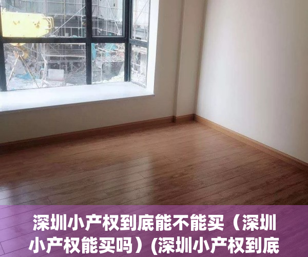 深圳小产权到底能不能买（深圳小产权能买吗）(深圳小产权到底可以买吗)