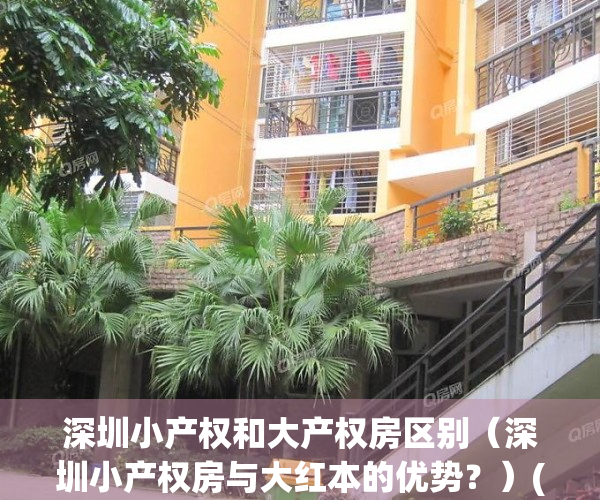 深圳小产权和大产权房区别（深圳小产权房与大红本的优势？）(深圳大型小产权房有哪些)