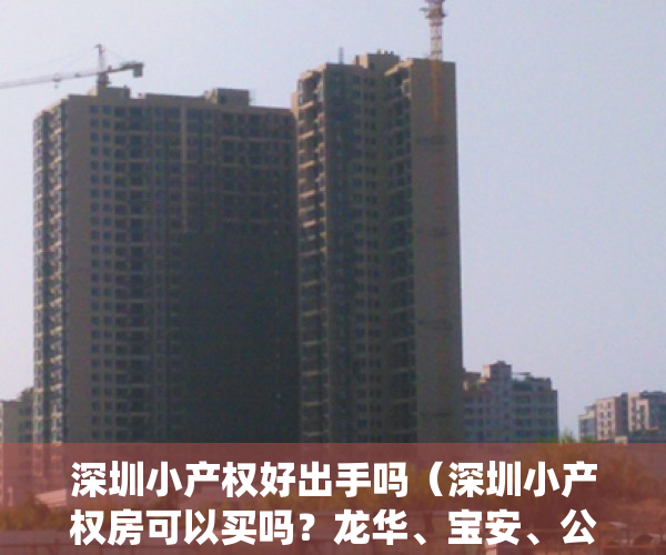 深圳小产权好出手吗（深圳小产权房可以买吗？龙华、宝安、公明村委统建楼小产权房可入手吗？）