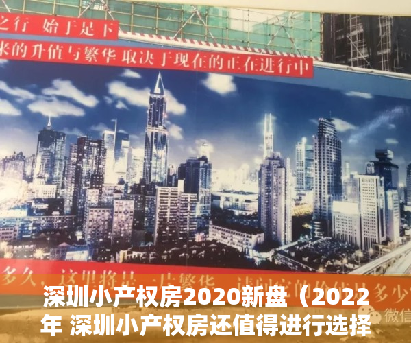 深圳小产权房2020新盘（2022年 深圳小产权房还值得进行选择吗？）