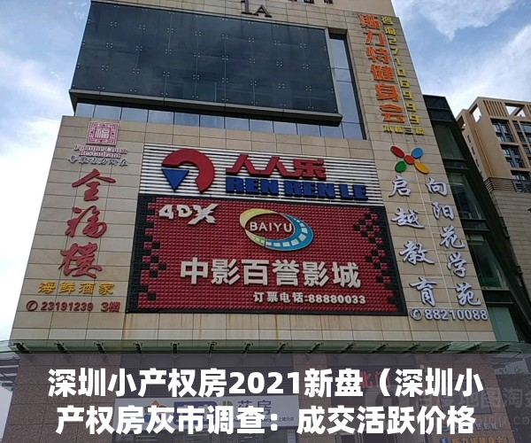 深圳小产权房2021新盘（深圳小产权房灰市调查：成交活跃价格跳涨，投资客险中求富！）