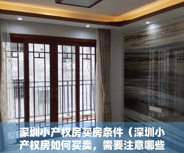 深圳小产权房买房条件（深圳小产权房如何买卖，需要注意哪些问题呢？）