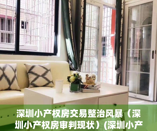 深圳小产权房交易整治风暴（深圳小产权房审判现状）(深圳小产权房案例)