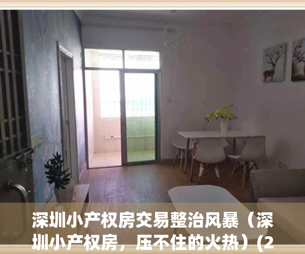 深圳小产权房交易整治风暴（深圳小产权房，压不住的火热）(2021年深圳小产权房怎么处理)