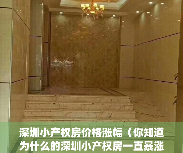 深圳小产权房价格涨幅（你知道为什么的深圳小产权房一直暴涨吗？）(深圳小产权爆涨)