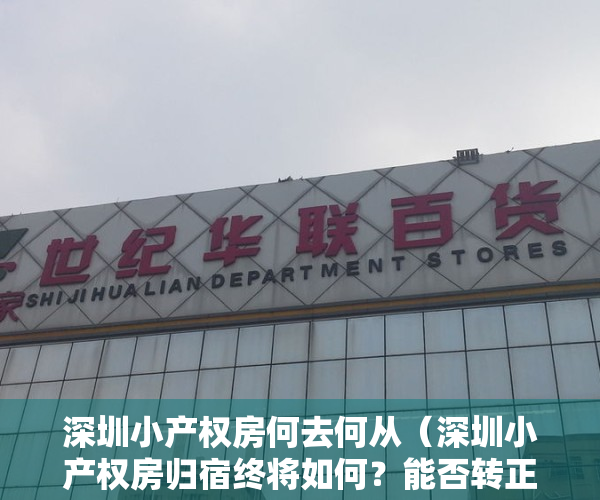 深圳小产权房何去何从（深圳小产权房归宿终将如何？能否转正？购买小产权房承担什么险？）