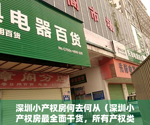 深圳小产权房何去何从（深圳小产权房最全面干货，所有产权类别一次看懂！）