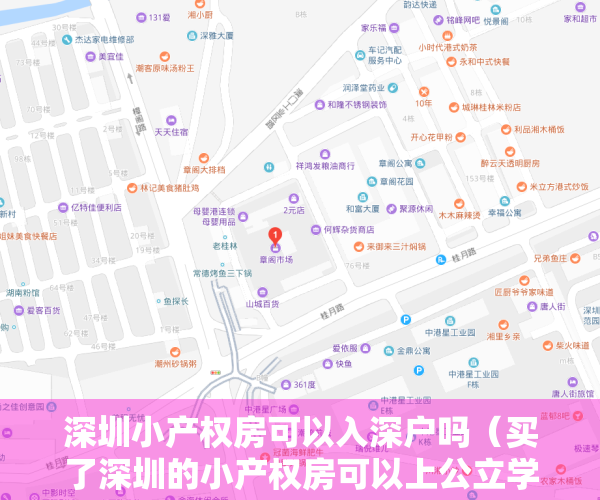 深圳小产权房可以入深户吗（买了深圳的小产权房可以上公立学校吗？）