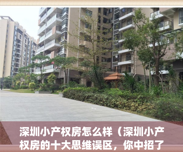 深圳小产权房怎么样（深圳小产权房的十大思维误区，你中招了几个？）(深圳小产权房大全)