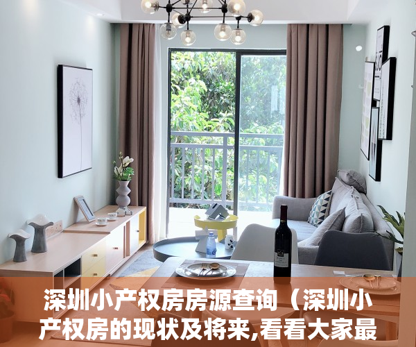 深圳小产权房房源查询（深圳小产权房的现状及将来,看看大家最关心的话题！）