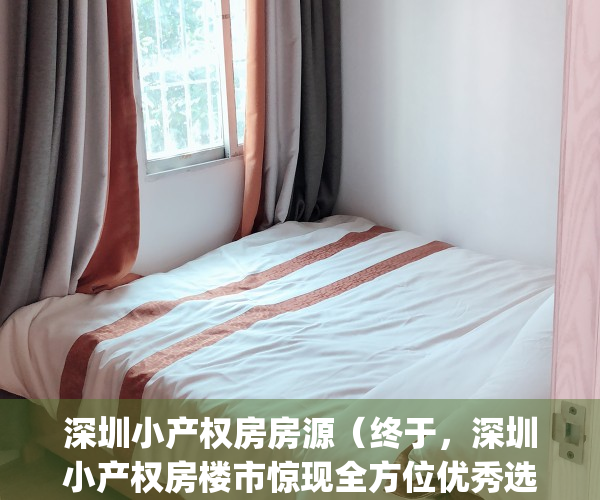 深圳小产权房房源（终于，深圳小产权房楼市惊现全方位优秀选手！）(深圳小产权房大全)