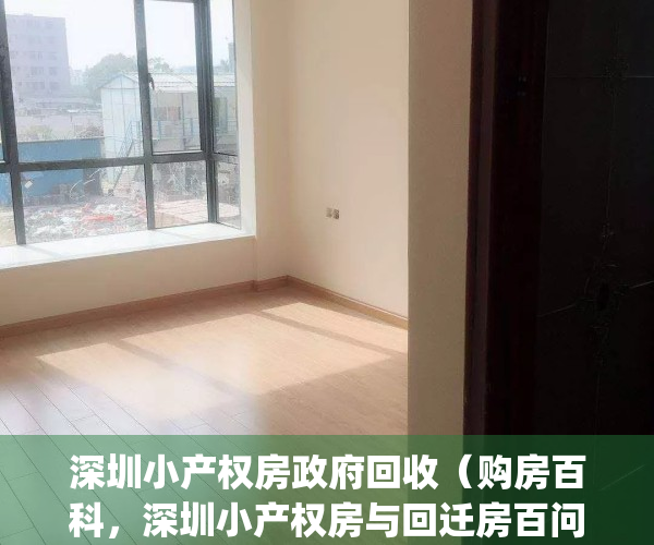 深圳小产权房政府回收（购房百科，深圳小产权房与回迁房百问百答！）(深圳打击小产权房回迁房交易)