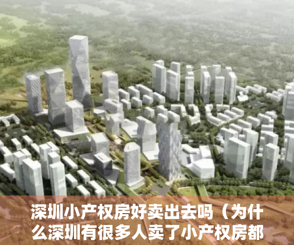 深圳小产权房好卖出去吗（为什么深圳有很多人卖了小产权房都后悔？）