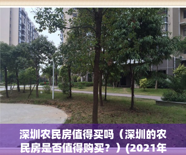 深圳农民房值得买吗（深圳的农民房是否值得购买？）(2021年深圳农民房最新政策)