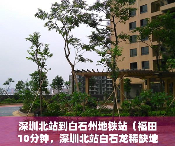 深圳北站到白石州地铁站（福田10分钟，深圳北站白石龙稀缺地段，总价39万套起）