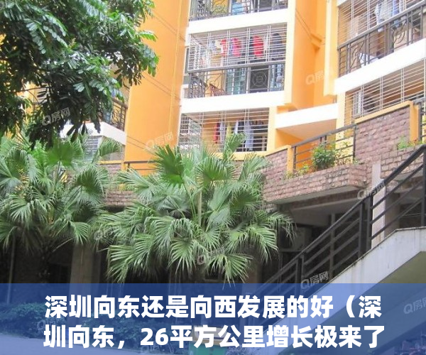 深圳向东还是向西发展的好（深圳向东，26平方公里增长极来了，每年将新增超1000万旅游人次！）