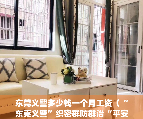 东莞义警多少钱一个月工资（“东莞义警”织密群防群治“平安网”）(东莞义警是做什么的)