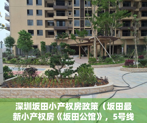 深圳坂田小产权房政策（坂田最新小产权房《坂田公馆》，5号线双地铁口，佳兆业准拆迁房）