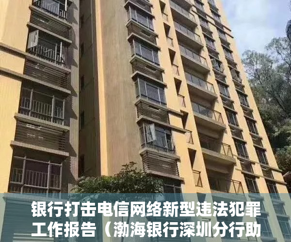 银行打击电信网络新型违法犯罪工作报告（渤海银行深圳分行助力打击治理电信网络违法犯罪工作获赞）