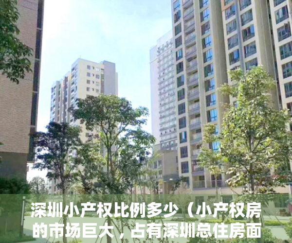 深圳小产权比例多少（小产权房的市场巨大 , 占有深圳总住房面积的一半）