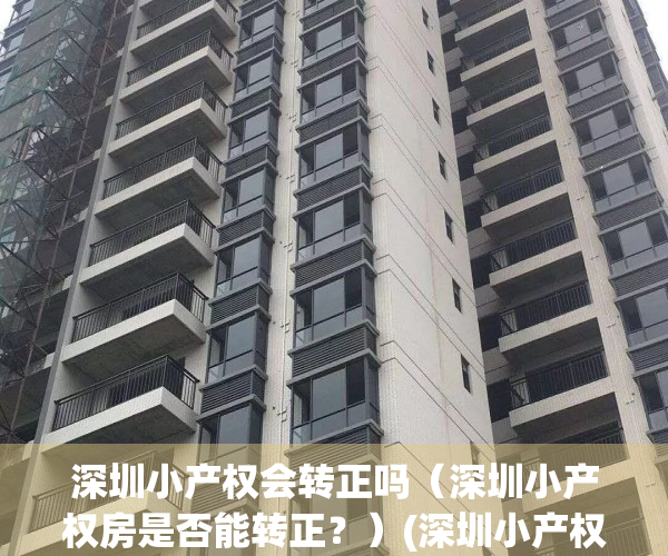 深圳小产权会转正吗（深圳小产权房是否能转正？）(深圳小产权可以转红本吗)