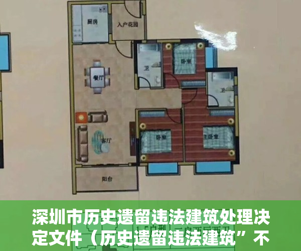深圳市历史遗留违法建筑处理决定文件（历史遗留违法建筑”不适用深圳市不动产登记历史遗留问题处理规定）